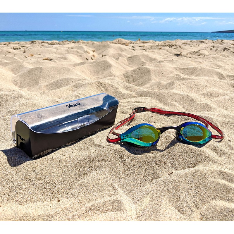 ARiety Professional Swimming Goggles with Swimming Cap in Triathlon Set