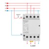 Hofwgele HCH8s-63 4NC AC contactor 4 Pole 63A Four Normally