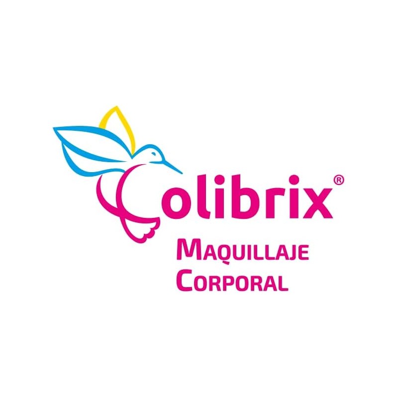 Paleta Metalica, maquillaje corporal, base agua, hipoalergénico, COLIBRIX