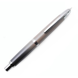 JINHAO 10 Press Fountain Pen Retractable Metal Pen with Ink Converter (Fine Nib, Gradient Grey)