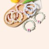 FWCXKK 4PCS Cute and Simple Women's Hairstring Small Flower Headband