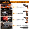 Hakkin 21Pcs Pentagon Screwdriver Bits Set S2 Steel Security Tamper
