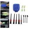 11PCS Car Cleaning Detailing Brush Set Interior Exterior Plastic for