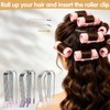24Pcs Hot Roller Clips Replacement Hot Curler Clips Kit Fits