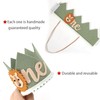 FYHJNC Baby First Birthday Crown, Jungle Wild One Hat 1st
