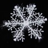 6 Piece White Snowflakes Christmas Decorations Supplies Hanging Ornaments