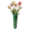 Plastic Grave Vase Insert with Edge as Frost-Proof Grave Decoration