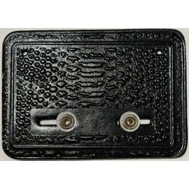 Generic Pack of 4 Wrestlers Belt Wall Mount Leather Wall Hanger Black Pack of Four Improved Version