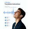 AI Translation Earbuds Real-Time, 144 Languages & Accents,3-in-1 Open Ear