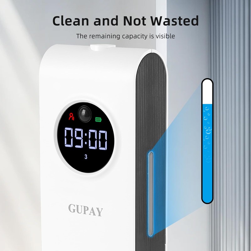 GUPAY 90ml Essential Oil Diffuser, 5 spary Mode Smart Aromatherapy