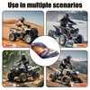 SEANATIVE Eagle Fire American Flag ATV Seat Covers Four-Wheeler Seat
