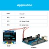 QIQIAZI 0.96 Inch OLED Display I2C Module, 3 Pieces I2C
