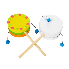 Colorations Kids Decorate Your Own Spin Drum Craft Kit - Set of 12 - Arts & Craft DIY