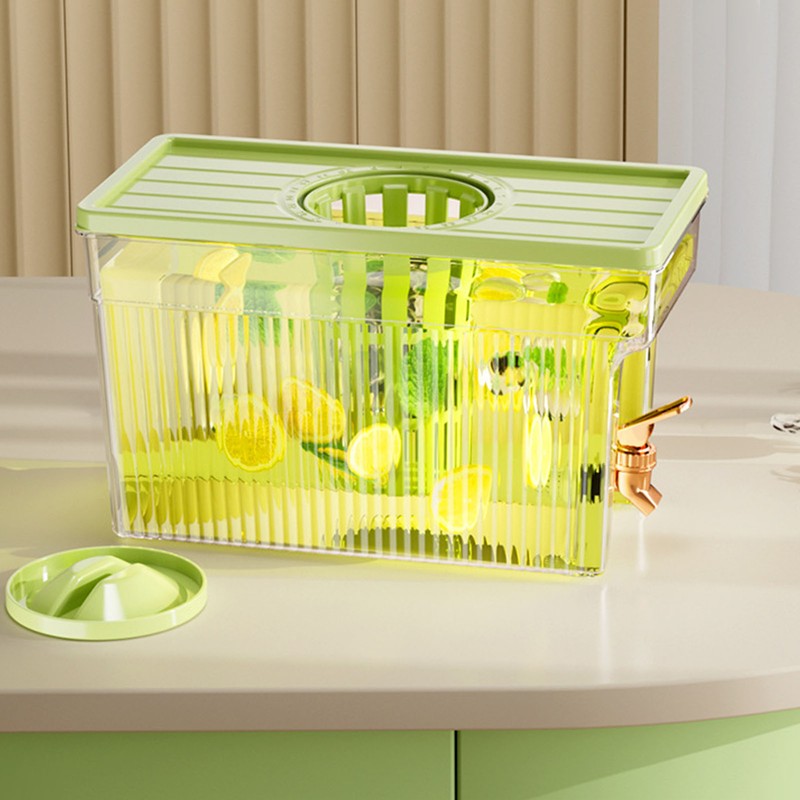 Cold Kettle with Faucet 3L PET Refrigerator Water Filter Dispenser