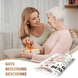 Juratar® Get Well Soon Gifts for Women Men Children Cuddly Blanket Fluffy Gifts Get Well Soon for Sick People Soft Fleece Lunch Break Blanket 62 x 52 Inches