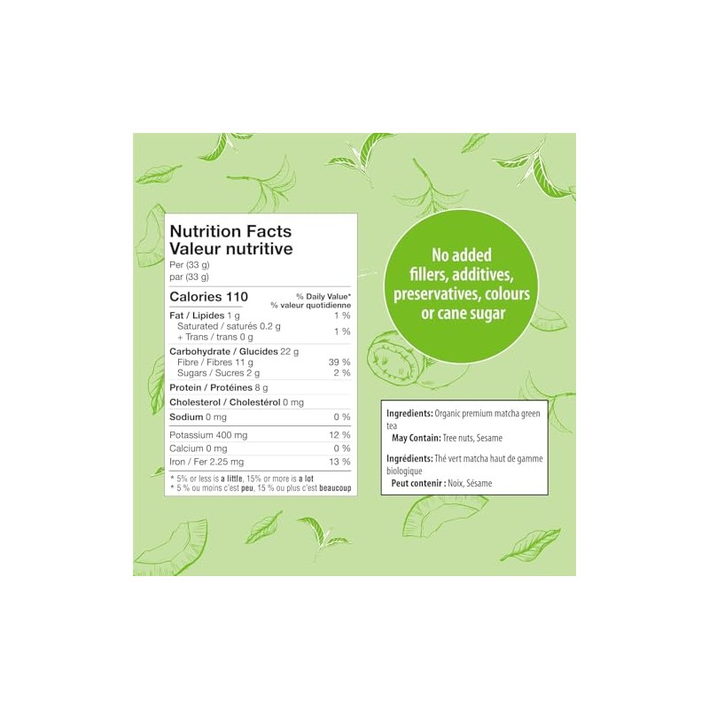 Organic Traditions Premium Matcha Tea 100 g (order 6 for