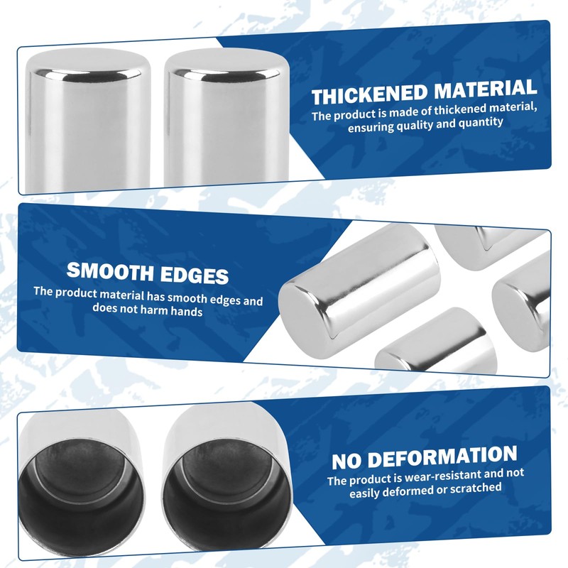 Docking Hardware Covers Kit Fit for Harley Touring 2009-Later Chrome