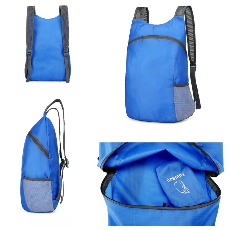 15L Ultralight Foldable Backpack, Small Lightweight Packable Hiking Rucksack, Water