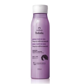 Natura Todadia Shampoo para Cabello Rizado, Mora y Aceite de Coco, 300 ml