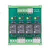 GAEYAELE 4 Channel Relay Module 1 SPDT DIN Rail Mount