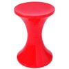 Stool, Red Color, Polypropylene, Diameter (approx.): 12.0 inches (30.5 cm),