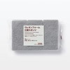 Mujinrushi Ryohin Urethane Foam Three-Layer Sponge 6×12×3.5cm Gray 3-Piece Set