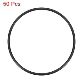 sourcing map Nitrile Rubber O-Rings 70mm OD 65.2mm ID 2.4mm Width, Metric Sealing Gasket, Pack of 50