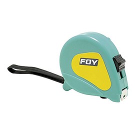 Foy 142128 Flexómetro con carcasa de plástico turquesa 5 m x 3/4"