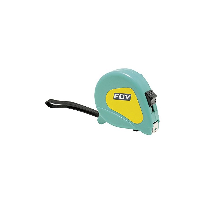 Foy 142128 Flexómetro con carcasa de plástico turquesa 5 m