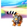 2pcs 3D Printed Tiger, Animal Creature Flexible Tiger Toys, 6.5