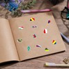 KIRVOS 50 Flag and Landscape Stickers - Waterproof & Oilproof