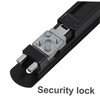 Operitacx Door Flush Bolt Lock Security Latch for Sliding Doors