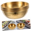 ULTECHNOVO 4pcs Elegant Stainless Steel Sauce Bowls for Dips Dressings