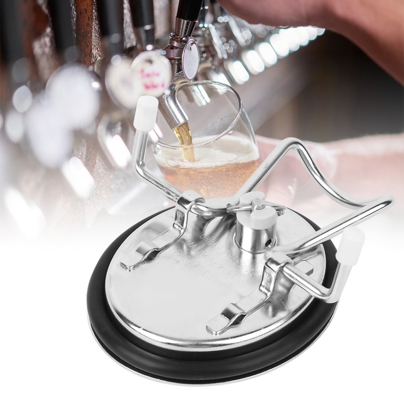 Keg Lid Replacement Stainless Steel Carbonation Soda Beer Home Brew