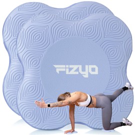 Fizyo Knee Pads for Yoga, Set of 2, Non-Slip Knee Mat, Ideal for Yoga, Pilates and Gymnastics, Cushion for Wrist and Elbow, Support Aid Exercises (Blue)