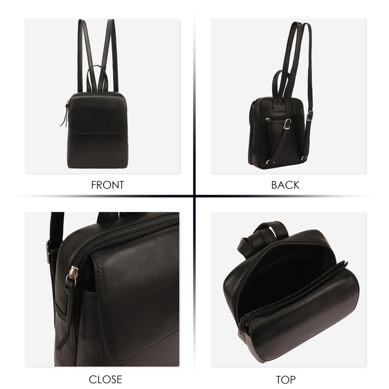 Lloyd Baker Backpack Farit: Sophisticated Small to Medium-Sized Versatility Leather