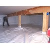 1000 sqft 4x250 Reinforced Vapor Barrier Encapsulation Pier Wrap Crawlspace