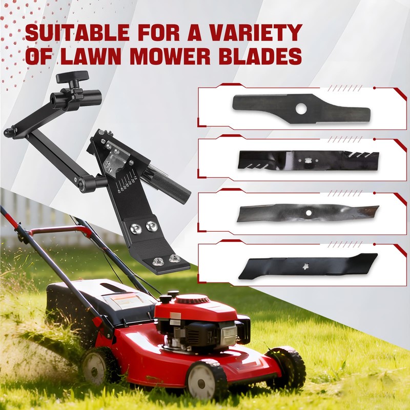 Aurorasters Lawnmower Blade Sharpener & Mower Blade Balancer