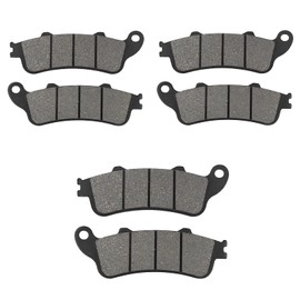 OuYi Motorcycle Front and Rear Brake Pads Compatible with Honda ST1300 ST 1300/ST1300 Pan European (ABS & Non ABS) 2002-2007 /NRX-1800 NRX 1800 Rune 18 2004 2005 /F6B Goldwing (GL1800 B/BD) 2013-2016