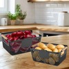Onion and Potato Storage Baskets,A set of three Wooden handle