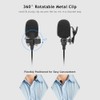 Paquete de 2 micrófonos Lavalier compatibles con DJI MIC 2,