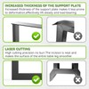 PHWOTAN Upgraded 2 Tier Coffee Table Legs, Square Metal 16