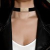 Aroncent 4PCS Womens Black Velvet Choker Necklace for Girls Wide