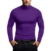 Zengjo Mens Mock Turtleneck Long Sleeve Shirts Thermal Baselayer Top