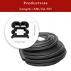 Vehicle Door Seal Strip,Automotive Weather Stripping Thickened for Hoods,Trunks,Windows,Universal Soundproof