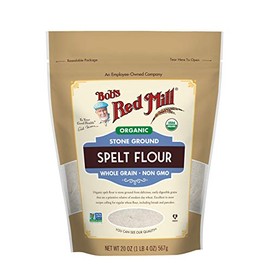 Bob´s Red Mill, HARINA DE ESPELTA ORGÁNICA, 567 gramos, 20 ounce (pack of 1)