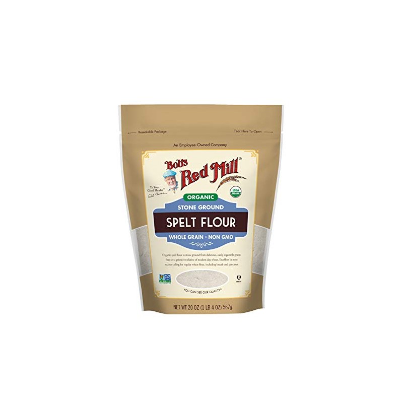 Bob´s Red Mill, HARINA DE ESPELTA ORGÁNICA, 567 gramos, 20