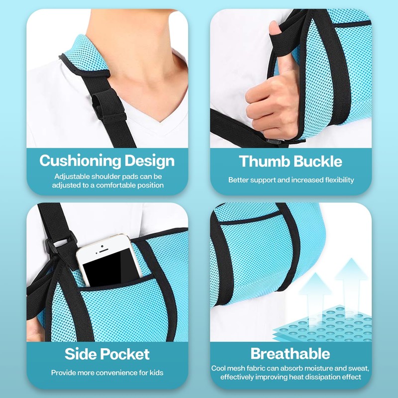 Chazcool Arm Sling for Kid, Arm Support Sling Child Arm