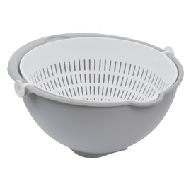 keeeper 2-in-1 Bowl and Strainer Large Dishwasher Safe Stella Nordic Grey