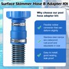 Enhon Surface Skimmer Hose B Adapter Kit, 1 1/2 inches